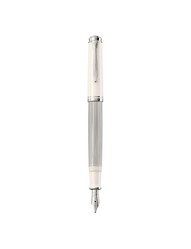 Pelikan Stilografica Souverän 405 Silver-White » Vendita Online » Lazzaroni Penne