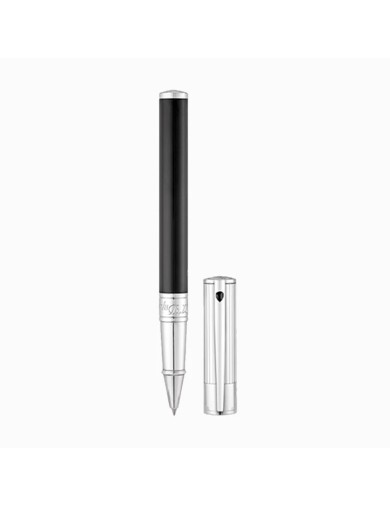 S.T. Dupont Penna Roller D-Initial Nera e Cromata - Vendita Online - Lazzaroni Penne