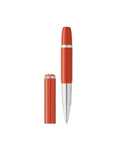 Montblanc Penna Roller Heritage Rouge et Noir Baby Edizione Speciale Color Corallo - Vendita Online - Lazzaroni Penne