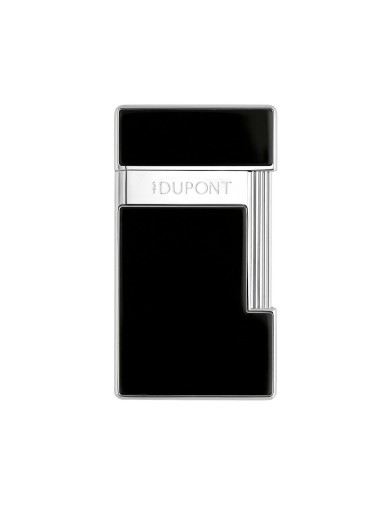 S.T. Dupont Accendino Slimmy Laccato Nero e Cromato - Vendita Online - Lazzaroni Penne