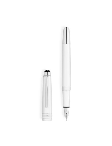 Montblanc Penna Stilografica Meisterstück Classique bianca - Vendita Online - Lazzaroni Penne