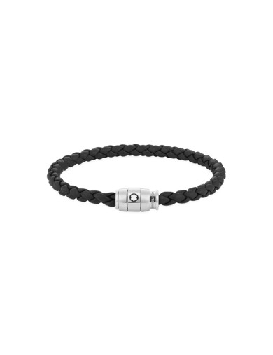 Montblanc Bracciale Con Chiusura a 3 Anelli in Pelle Soft - Vendita Online - Lazzaroni Penne